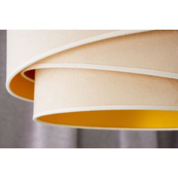 Duolla - Bevestigde hanglamp KOBO 1xE27/15W/230V diameter 45 cm crème