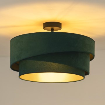 Duolla - Bevestigde hanglamp KOBO 1xE27/15W/230V diameter 45 cm groen