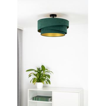 Duolla - Bevestigde hanglamp KOBO 1xE27/15W/230V diameter 45 cm groen