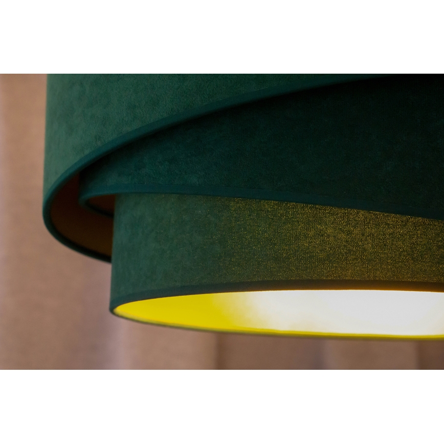 Duolla - Bevestigde hanglamp KOBO 1xE27/15W/230V diameter 45 cm groen