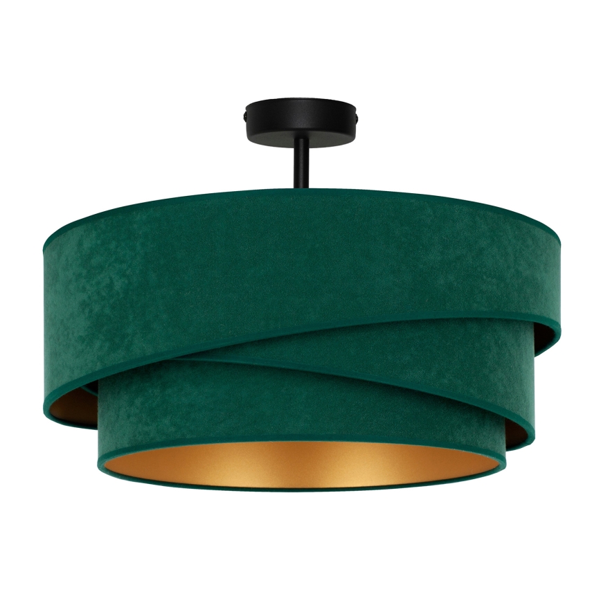 Duolla - Bevestigde hanglamp KOBO 1xE27/15W/230V diameter 45 cm groen