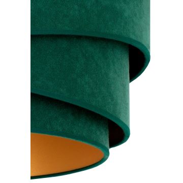 Duolla - Bevestigde hanglamp KOBO 1xE27/15W/230V diameter 45 cm groen