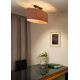 Duolla - Bevestigde hanglamp OVAL 2xE27/15W/230V roze