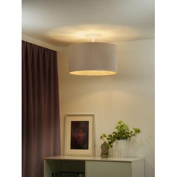 Duolla - Bevestigde hanglamp ROLLER ECO RECYCLING 1xE27/15W/230V crème