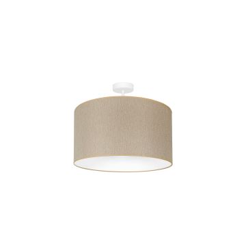 Duolla - Bevestigde hanglamp ROLLER ECO RECYCLING 1xE27/15W/230V crème