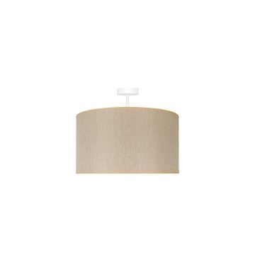 Duolla - Bevestigde hanglamp ROLLER ECO RECYCLING 1xE27/15W/230V crème