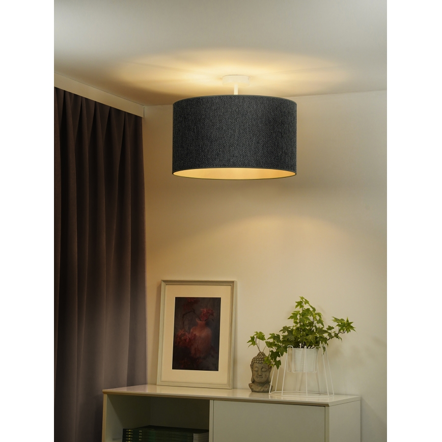 Duolla - Bevestigde hanglamp ROLLER ECO RECYCLING 1xE27/15W/230V groen