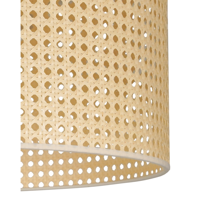 Duolla - Bevestigde hanglamp ROLLER RATTAN 1xE27/15W/230V beige