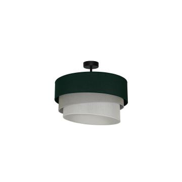 Duolla - Bevestigde hanglamp TRIO 1xE27/15W/230V groen/grijs/wit