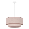 Duolla - Hanglamp aan een koord BOHO 1xE27/40W/230V beige