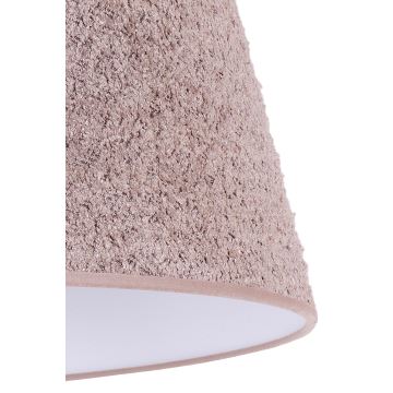 Duolla - Hanglamp aan een koord BOUCLE 1xE27/15W/230V diameter 50 cm bruin