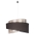 Duolla - Hanglamp aan een koord BROOKLYN 1xE27/40W/230V zilver/zwart
