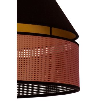 Duolla - Hanglamp aan een koord COPPER SHINY 1xE27/15W/230V zwart/koper