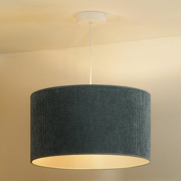 Duolla - Hanglamp aan een koord CORDUROY 1xE27/15W/230V lichtblauw