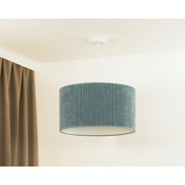 Duolla - Hanglamp aan een koord CORDUROY 1xE27/15W/230V lichtblauw