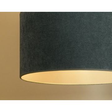 Duolla - Hanglamp aan een koord CORDUROY 1xE27/15W/230V lichtblauw