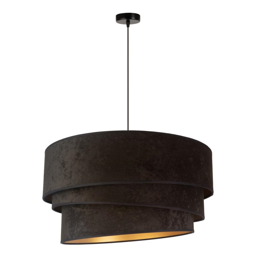 Duolla - Hanglamp aan een koord DEVON 1xE27/40W/230V zwart/goud