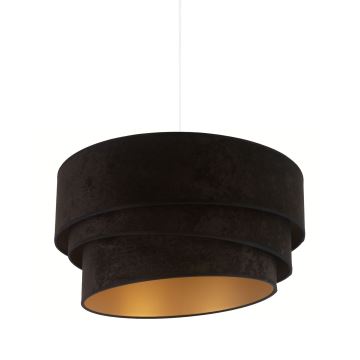 Duolla - Hanglamp aan een koord DEVON 1xE27/40W/230V zwart/goud