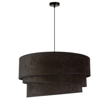 Duolla - Hanglamp aan een koord DEVON 1xE27/40W/230V zwart/goud