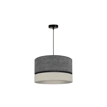 Duolla - Hanglamp aan een koord DOUBLE 1xE27/15W/230V grijs