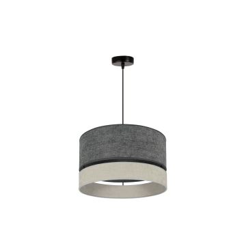 Duolla - Hanglamp aan een koord DOUBLE 1xE27/15W/230V grijs