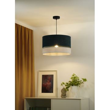 Duolla - Hanglamp aan een koord DOUBLE 1xE27/15W/230V groen/grijs