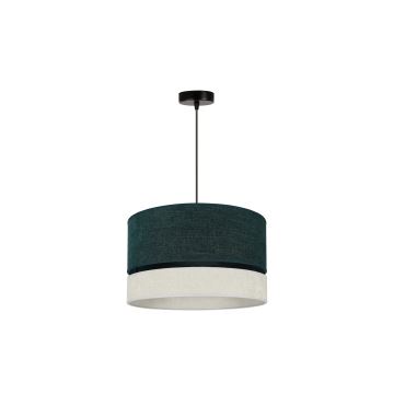 Duolla - Hanglamp aan een koord DOUBLE 1xE27/15W/230V groen/grijs