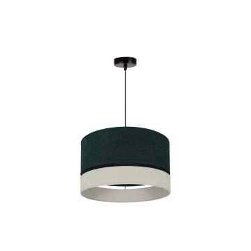 Duolla - Hanglamp aan een koord DOUBLE 1xE27/15W/230V groen/grijs