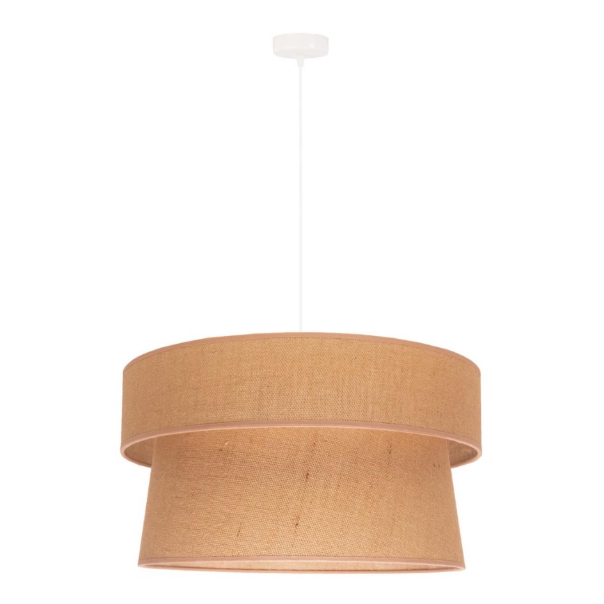 Duolla - Hanglamp aan een koord ETNIC 1xE27/40W/230V beige