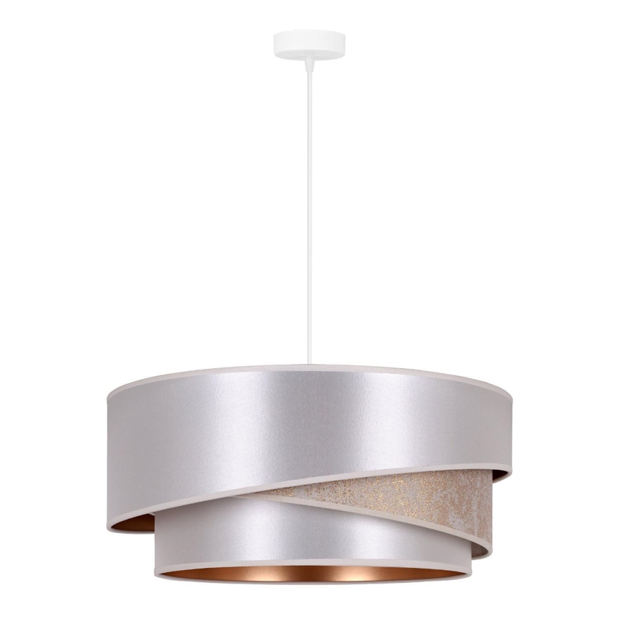 Duolla - Hanglamp aan een koord KOBO 1xE27/15W/230V zilver/goud