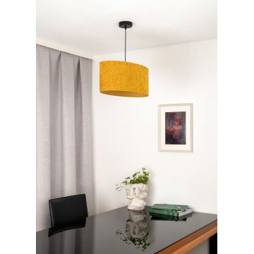 Duolla - Hanglamp aan een koord OVAL 1xE27/15W/230V bruin