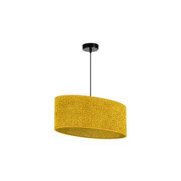 Duolla - Hanglamp aan een koord OVAL 1xE27/15W/230V bruin