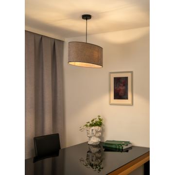 Duolla - Hanglamp aan een koord OVAL 1xE27/15W/230V bruin