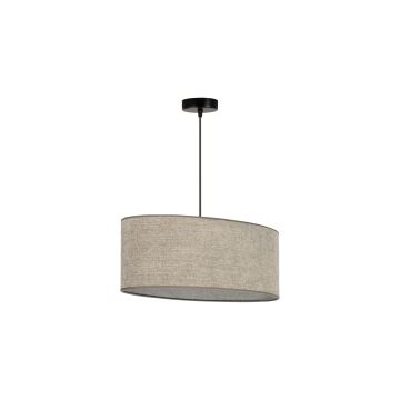 Duolla - Hanglamp aan een koord OVAL 1xE27/15W/230V bruin