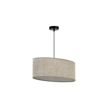 Duolla - Hanglamp aan een koord OVAL 1xE27/15W/230V bruin