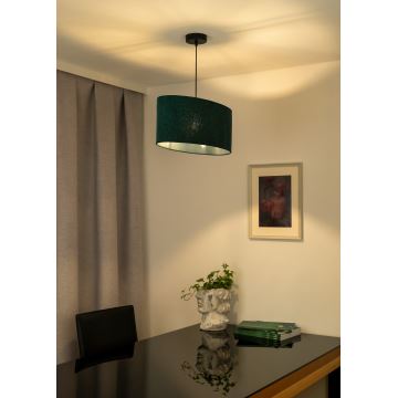 Duolla - Hanglamp aan een koord OVAL 1xE27/15W/230V groen