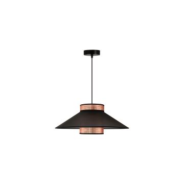 Duolla - Hanglamp aan een koord RIO SHINY 1xE27/15W/230V zwart/koper