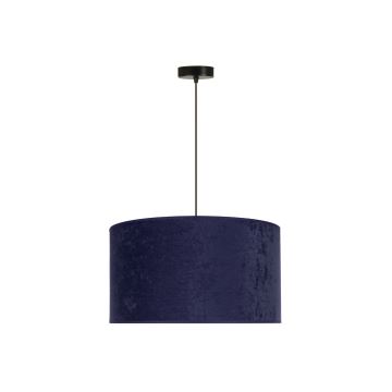 Duolla - Hanglamp aan een koord ROLLER 1xE27/15W/230V blauw/gouden