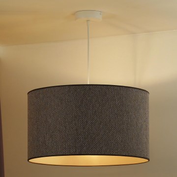 Duolla - Hanglamp aan een koord ROLLER ECO RECYCLING 1xE27/15W/230V bruin