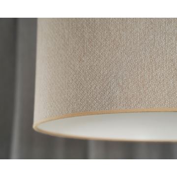 Duolla - Hanglamp aan een koord ROLLER ECO RECYCLING 1xE27/15W/230V crème