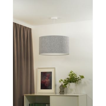 Duolla - Hanglamp aan een koord ROLLER ECO RECYCLING 1xE27/15W/230V grijs