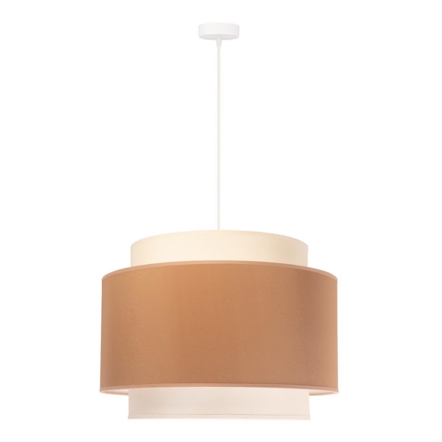 Duolla - Hanglamp aan een koord SOHO 1xE27/40W/230V beige/crème