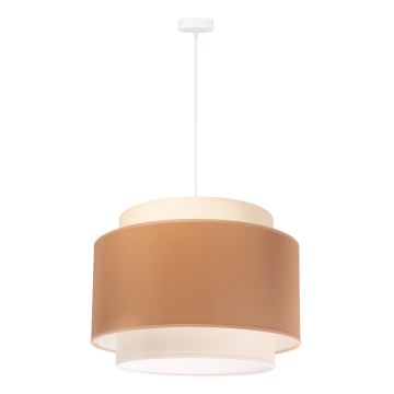 Duolla - Hanglamp aan een koord SOHO 1xE27/40W/230V beige/crème