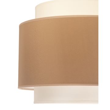 Duolla - Hanglamp aan een koord SOHO 1xE27/40W/230V beige/crème