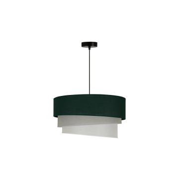 Duolla - Hanglamp aan een koord TRIO 1xE27/15W/230V groen/grijs/wit