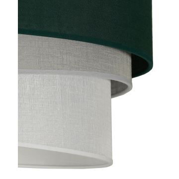 Duolla - Hanglamp aan een koord TRIO 1xE27/15W/230V groen/grijs/wit