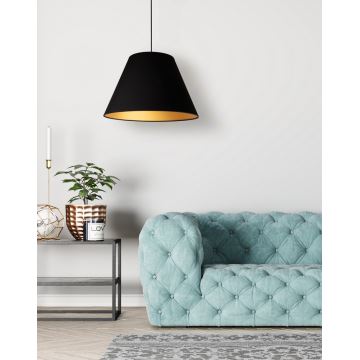 Duolla - Hanglamp aan koord ANNA 1xE27/40W/230V zwart