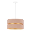 Duolla - Hanglamp aan koord DUO 1xE27/40/230V beige