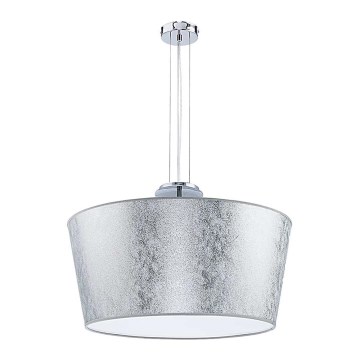 Duolla - Hanglamp aan koord OPERA 3xE14/40W/230V zilver