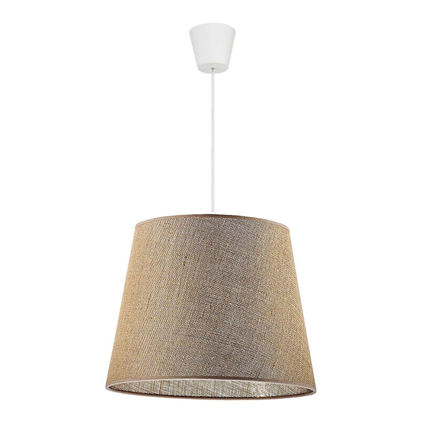 Duolla - Hanglamp aan koord POP 1xE27/40W/230V jute